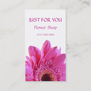 Florist and Flower Shop Personal Card