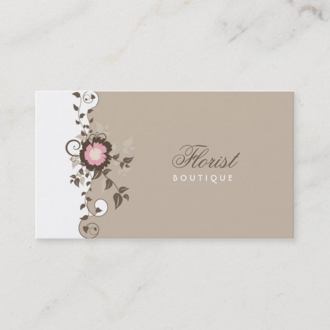 Florist Boutique Business Card (Front)