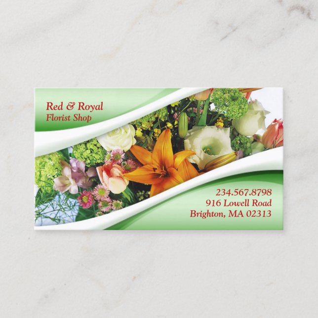Florist Business Card (Front)