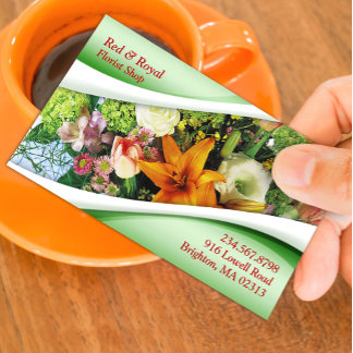 Florist Business Card Template