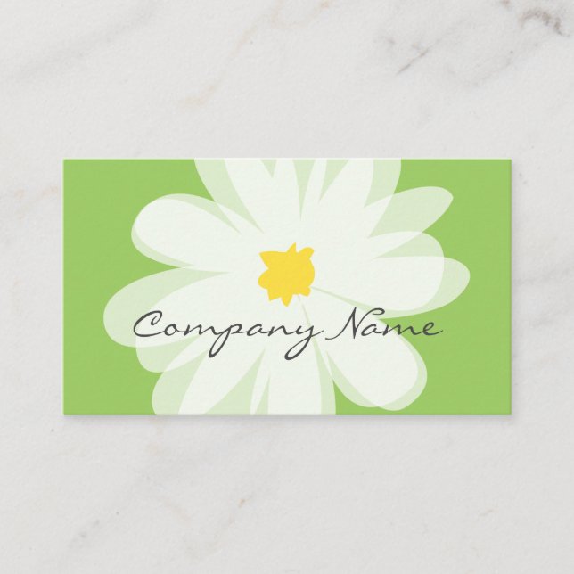 Florist business card template for flower shop (Front)