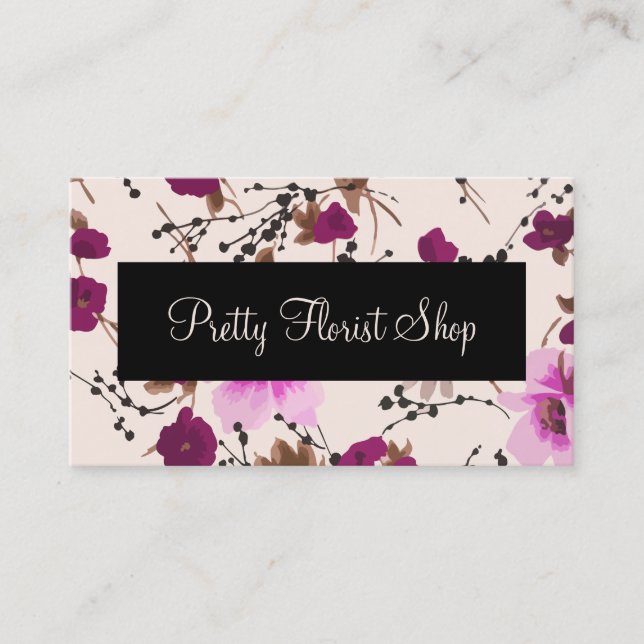 Florist Floral Business Cards (Front)