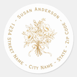 Florist & Floral Designer Return Address Label