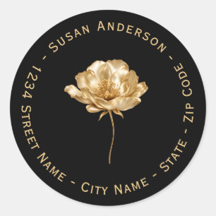 Florist & Floral Designer Return Address Label