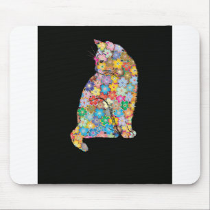 Florist Florist Ca Flower Cat Cat Red Cat Pink Cat Mouse Mat