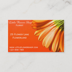Florist Flower Shop Stylish business Card