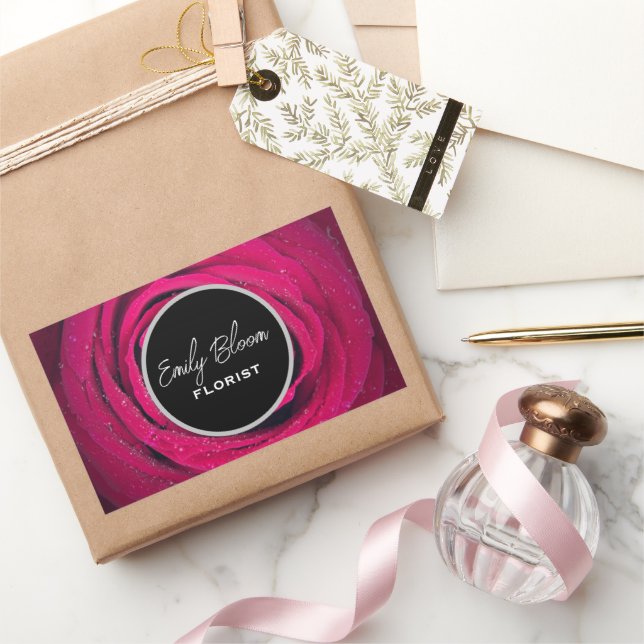 Florist, Flowers  Rectangular Sticker (Gifting)
