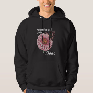 Florist Keep Calm Floral Gardener Zinnia Hoodie