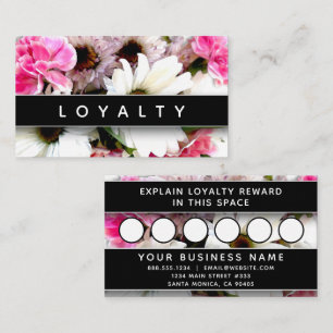 Florist Modern Elegant Professional Trendy Pattern Appointment Card