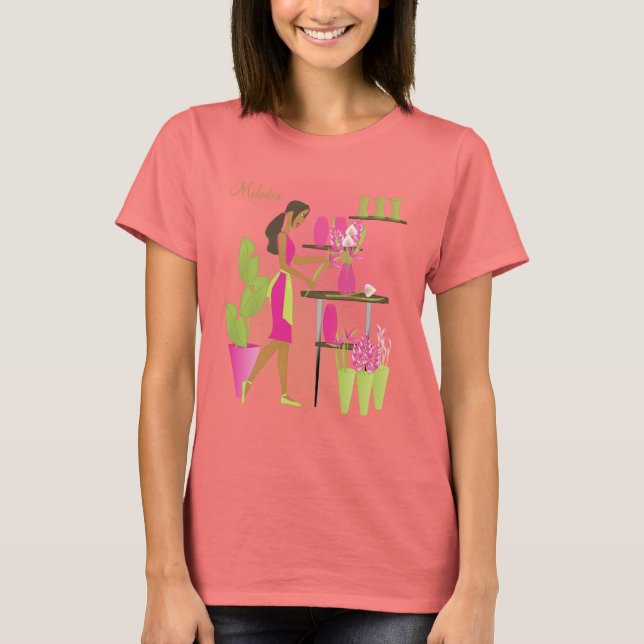 Florist-Pink T-Shirt (Front)