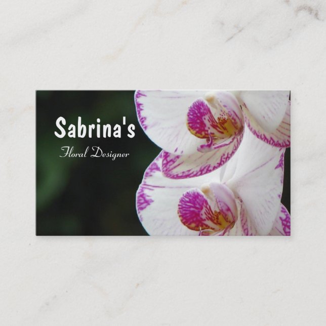 Florist Shop Business Card (Front)