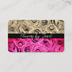Florist Small Business Roses Flowers Floral Business Card