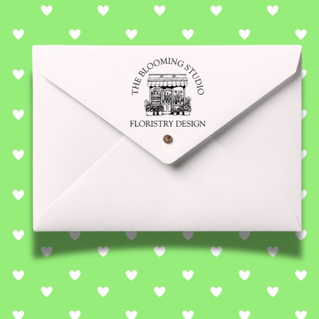 Florist Storefront theme Rubber Stamp (Create a warm, inviting online shop with the Florist Storefront theme Rubber Stamp. )