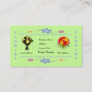 Florists Business Card