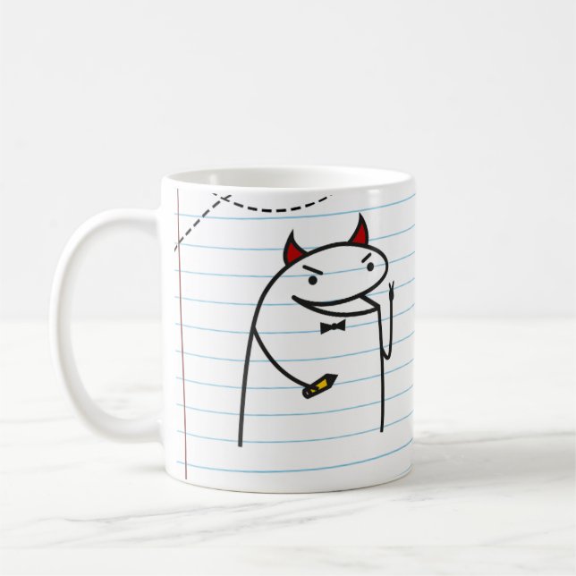 Flork Taza Maestro - Exam Day Coffee Mug (Left)