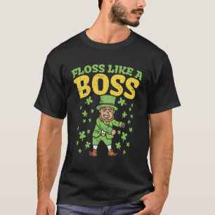 Floss Like A Boss St Patricks Day Shirt Flossing I