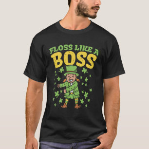 Floss Like A Boss St Patricks Day Shirt Flossing I
