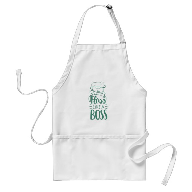 Floss Like A Boss Standard Apron (Front)