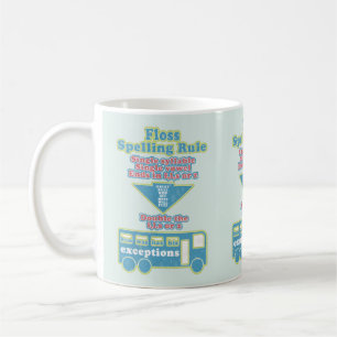 Floss Rule Phonics Learning English Language Coffee Mug