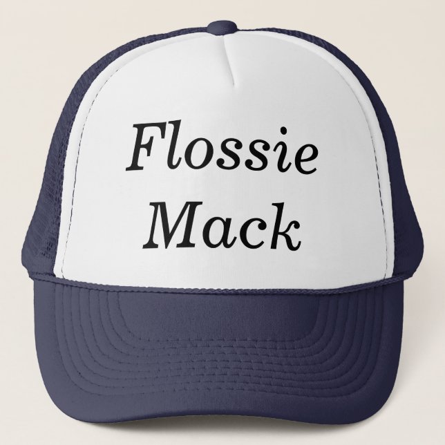 Flossie Mack Trucker Hat (Front)