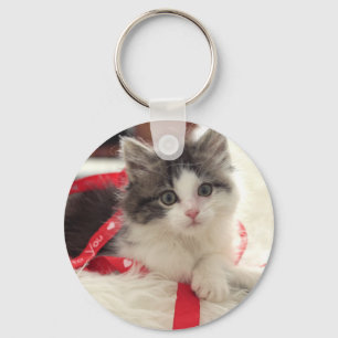 Flossie the Kitten Key Ring