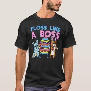 Flossing Easter Crew Floss Like A Boss Egg Bunny C T-Shirt