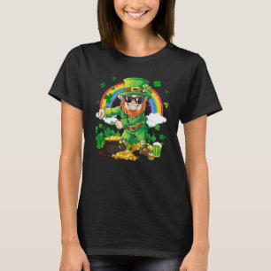 Flossing Leprechaun Shamrock Saint Patrick's Day B T-Shirt