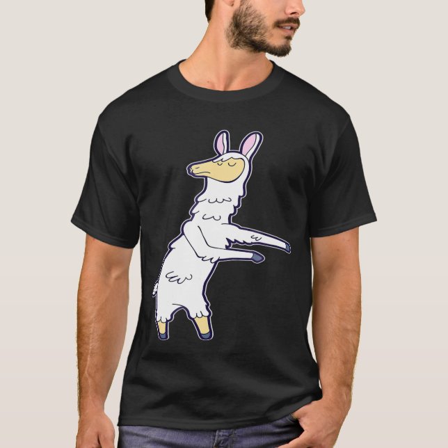 Flossing Llama  Dance Floss like a Boss T-Shirt (Front)