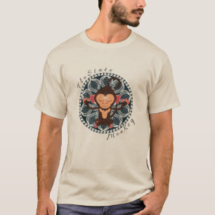 FloState Meditating Monkey Men's T-Shirt
