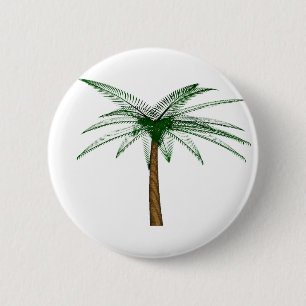 Flotsam Palm 6 Cm Round Badge