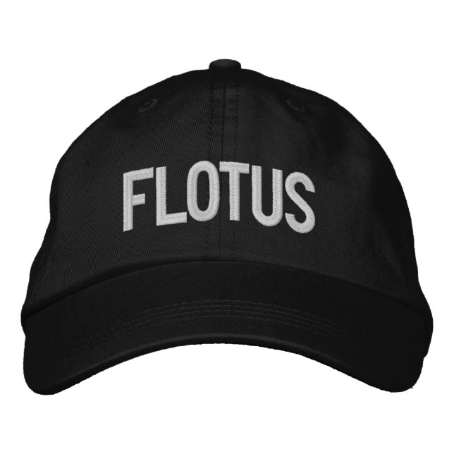 FLOTUS in large letters Embroidered Hat (Front)