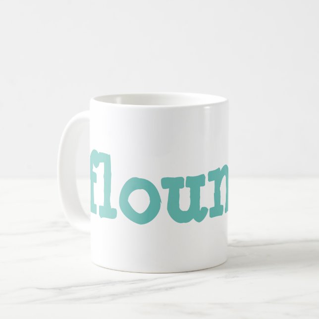 flounder coffee mug (Front Left)