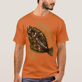 Flounder Fluke Doormat Club T-Shirt