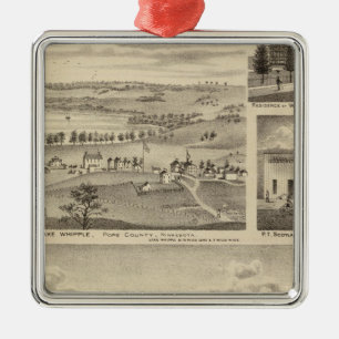 Flour Mills, Isenours Glenwood, Minnesota Metal Tree Decoration