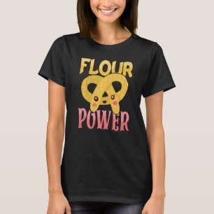 Flour Power Baking Bakery Donut Cake Baker Premium T-Shirt