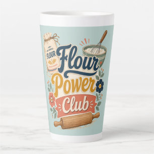 Flour Power Cottage Baking Club Latte Mug