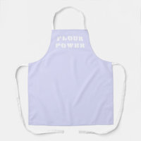 Flour Power Light Periwinkle Purple Apron
