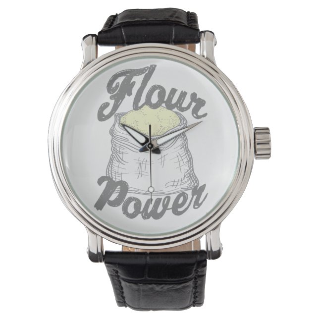 Flour Power T-Shirt Watch (Front)