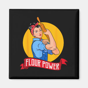 Flour Wer - Funny Baking & Pastry Baker - Baki Magnet