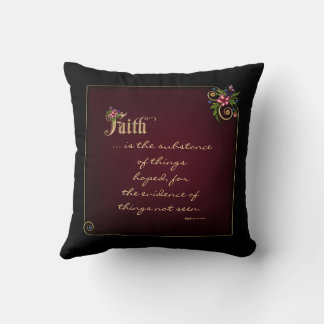 Flourina Faith Verse - Customisable Cushion