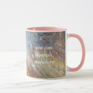 Flourish Anywhere Desert Bloom Quote Mug