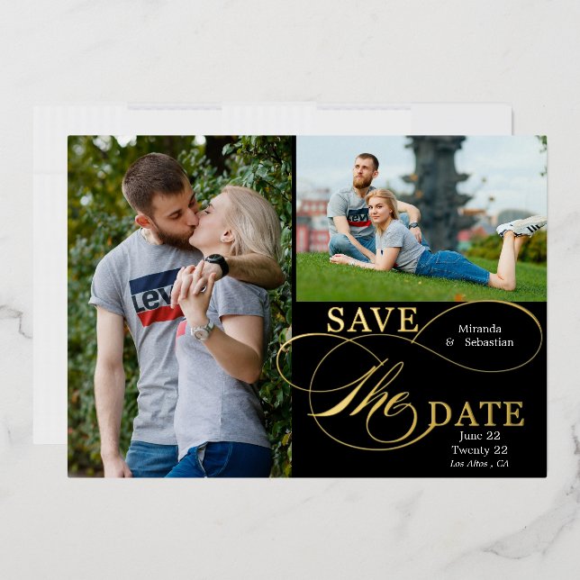 Flourish Calligraphy Typography 2 Photo (Envelope)