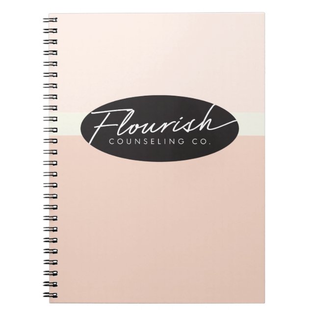 Flourish Counseling Co. Spiral Photo Notebook (Front)
