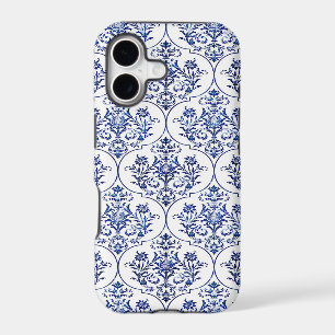 Flourish Damask Pattern - blue