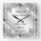 Flourish Diamond 60th Wedding Anniversary Clock