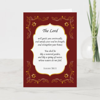 Flourish Encouragement Bible Verse Sympathy Card