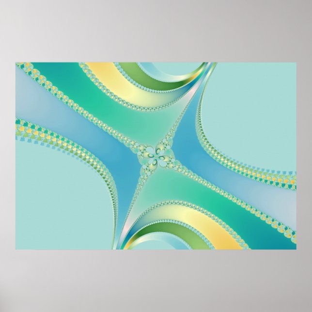 Flourish - Fractal Art Poster (Front)