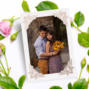 Flourish Frame Corners Fancy Vintage Photo