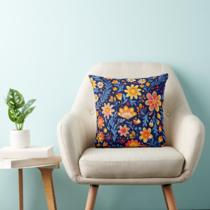 Flourish & Glow 16x16 Throw Pillow