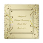 Flourish Gold 50th Wedding Anniversary